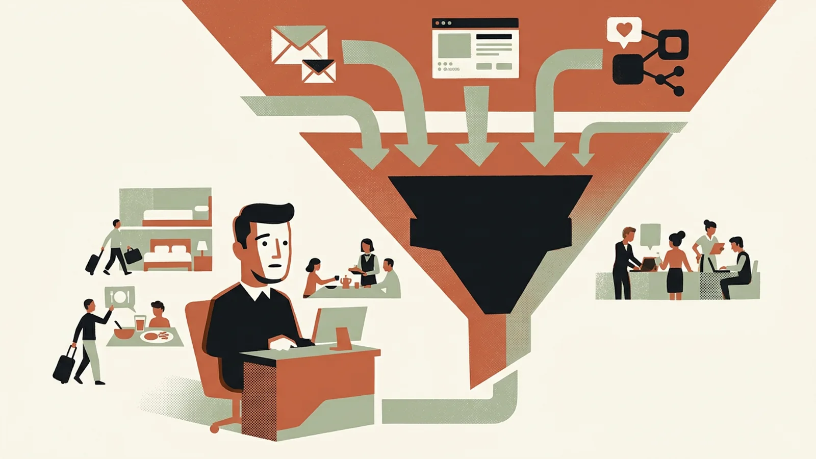 Push direct bookings: 5 moves over 7 days