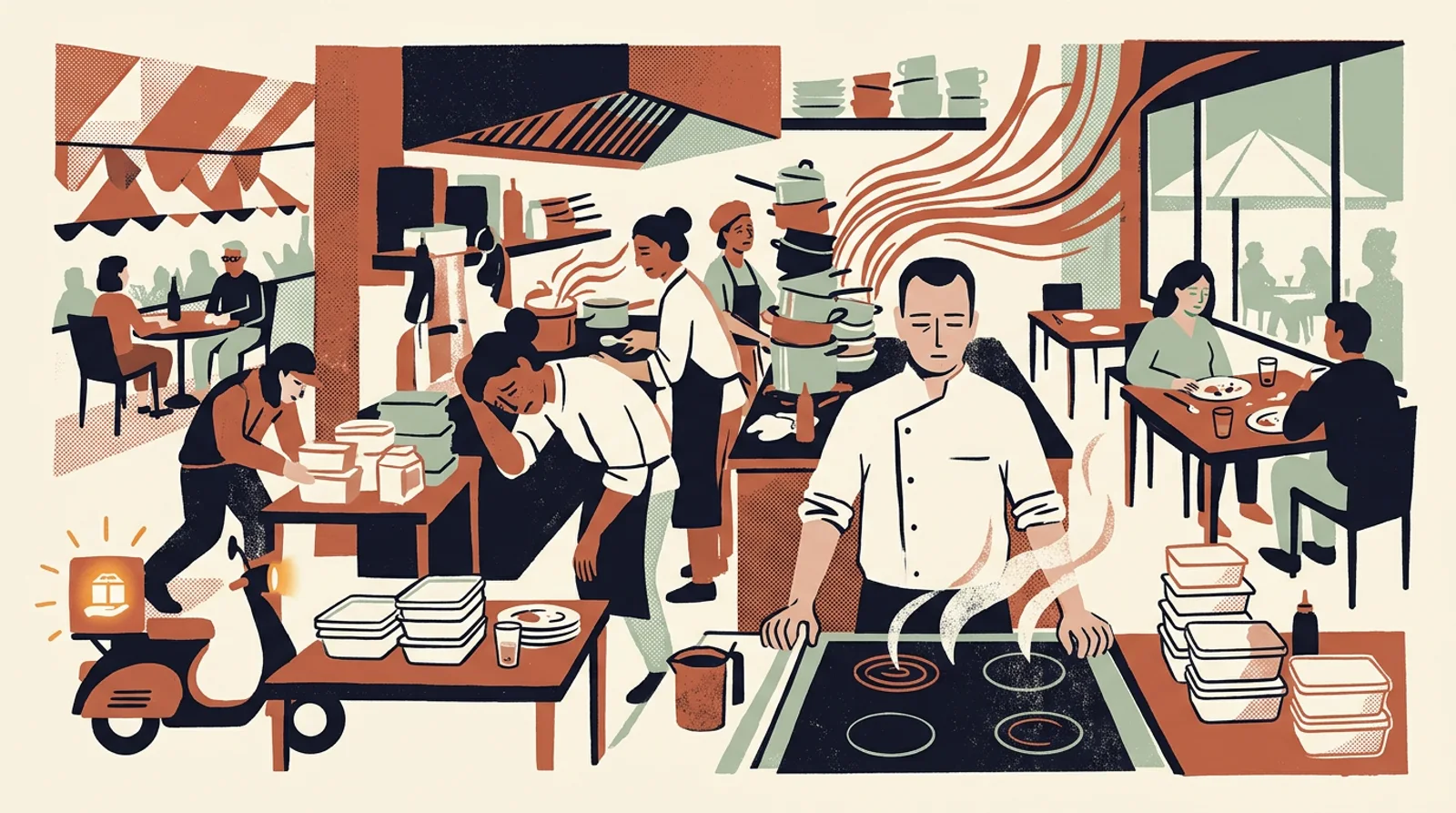 Hiring in the kitchen through your account