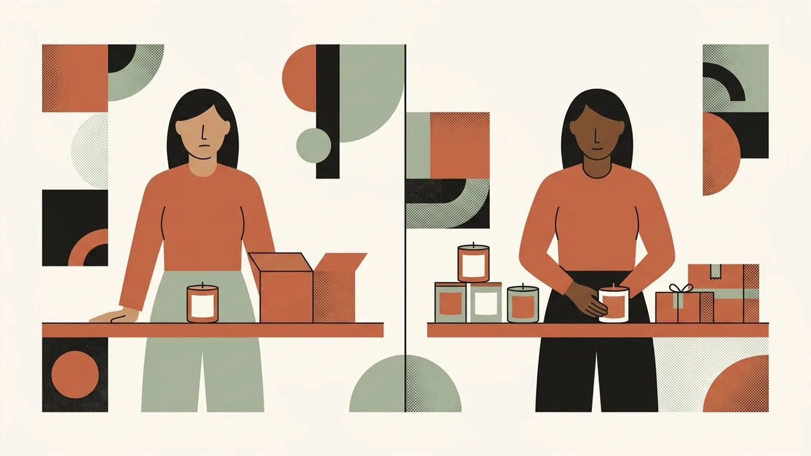 A candle launch changes from one isolated photo to a coherent set of product scenes