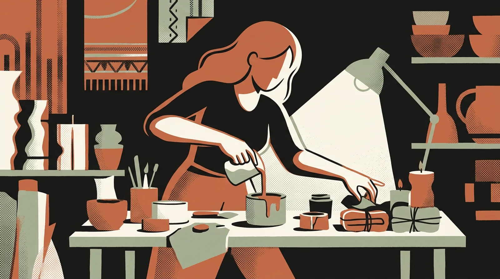 A maker's launch week, prepped in one afternoon at the studio