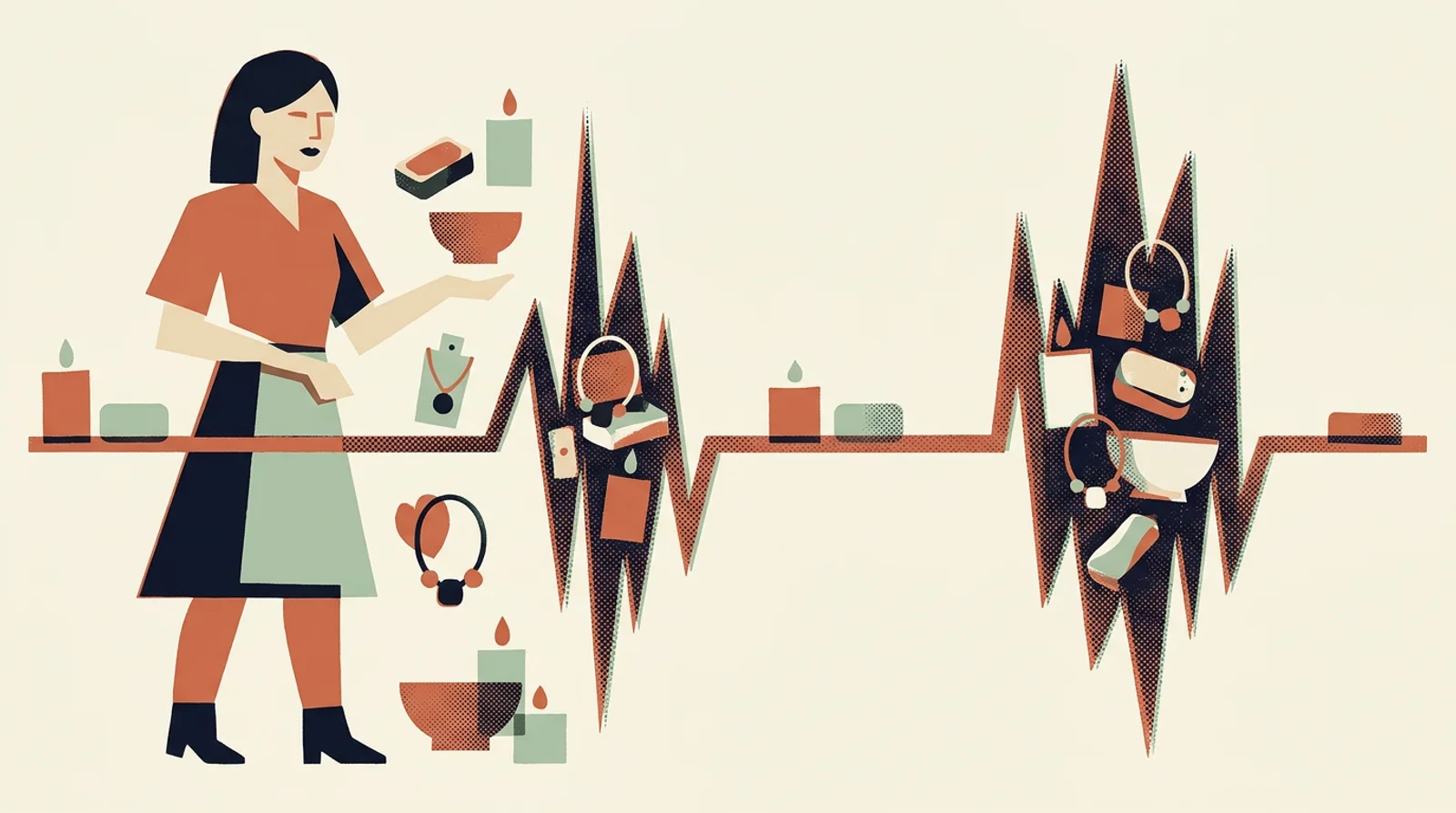 You don't post too little: you post on the wrong rhythm